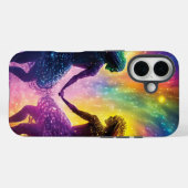 コズミックレインボーラバーズネブラ宇宙ドリームカップル Case-Mate iPhoneケース (裏面 (横))