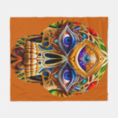 コズミックレクイエム21a フリースブランケット (正面(横))