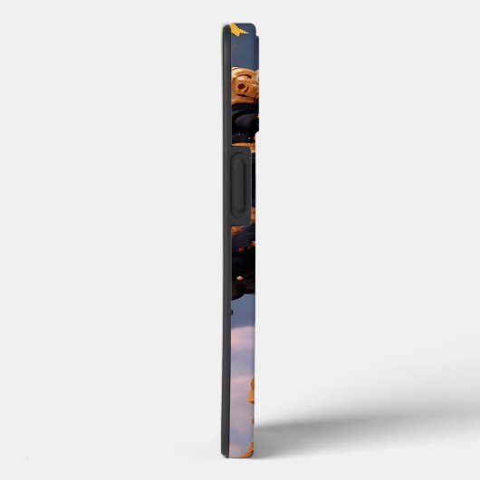 コズミックレディーアフリカンアメリカンファンタジーアート Case-Mate iPhoneケース (裏面 / 右)