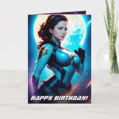 コズミックレトロ50のSci-Fiノヴァ宇宙レンジャー カード (正面)