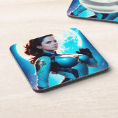 コズミックレトロ50のSci-Fiノヴァ宇宙レンジャー コースター (左側)