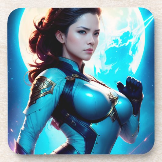 コズミックレトロ50のSci-Fiノヴァ宇宙レンジャー コースター (正面)