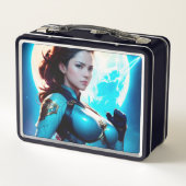 コズミックレトロ50のSci-Fiノヴァ宇宙レンジャー メタルランチボックス (裏面)