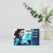 コズミックレトロ50のSci-Fiノヴァ宇宙レンジャー 名刺 (スタンド正面)