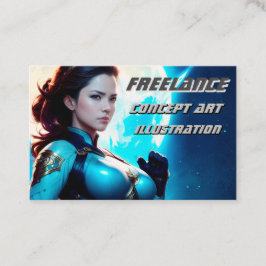 コズミックレトロ50のSci-Fiノヴァ宇宙レンジャー 名刺