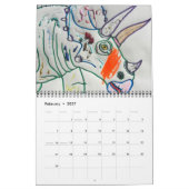 コズミックローラーカレンダー カレンダー (2月 2027)