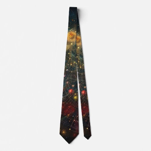 コズミック占星術ネクタイ ネクタイ (正面)