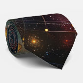 コズミック占星術ネクタイ ネクタイ (ロール)