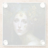 コズミック女神ファンタジーアート ガラスコースター (裏面)