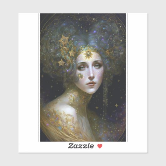 コズミック女神ファンタジーアート シール (シート)