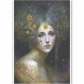 コズミック女神ファンタジーアート シール (正面)