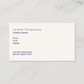 コズミック宇宙スターズアンドネブラモダン 名刺 (裏面)