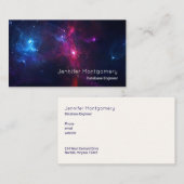 コズミック宇宙スターズアンドネブラモダン 名刺 (正面/裏面)