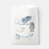 コズミック宇宙バースデーパーティー | ロケットと星 – フェイバーバッグ (正面)