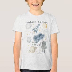 コズミック宇宙バースデーパーティー ロケット&スター – トライブレンドTシャツ