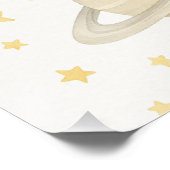 コズミック宇宙バースデーパーティー | ロケット&スター –  ポスター (コーナー)