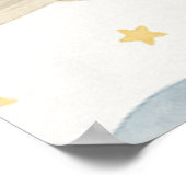 コズミック宇宙バースデーパーティー | ロケット&スター – ポスター (角)