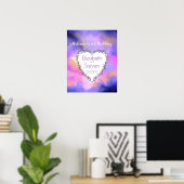 コズミック宇宙結婚をテーマにした歓迎 ポスター (ホームオフィス)