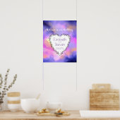 コズミック宇宙結婚をテーマにした歓迎 ポスター (キッチン)