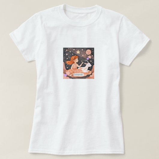 コズミック山羊座Tシャツ Tシャツ (デザイン正面)