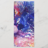 コズミック抽象芸術キャットドリームスケップブックマーク メニュー (裏面)