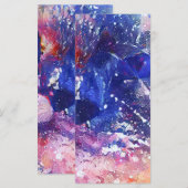 コズミック抽象芸術キャットドリームスケップブックマーク メニュー (正面/裏面)