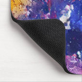 コズミック抽象芸術キャットドリームスケープ マウスパッド (コーナー)