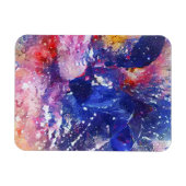 コズミック抽象芸術キャットドリームスケープ マグネット (横)
