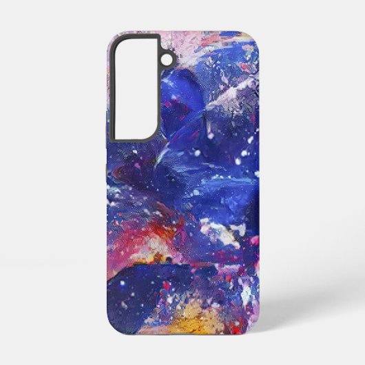 コズミック抽象芸術キャットドリームスケープ SAMSUNG GALAXYケース (裏面)