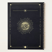 コズミック注視点 – ゴールデン・エステリック・デザイン プランナー手帳 (裏面)