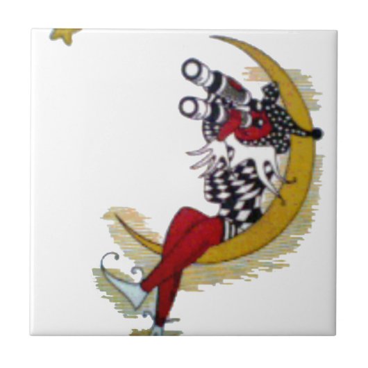 コズミック注視点:小妖精や小人オンザムーンアドベンチャー タイル (正面)