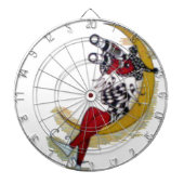 コズミック注視点:小妖精や小人オンザムーンアドベンチャー ダーツボード (正面)