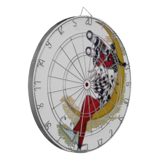 コズミック注視点:小妖精や小人オンザムーンアドベンチャー ダーツボード (正面左)