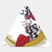 コズミック注視点:小妖精や小人オンザムーンアドベンチャー 三角形シール (正面)