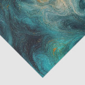 コズミック海スクエアカラフル-抽象芸術 薄葉紙 (詳細)