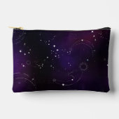 コズミック深いパープルアウタースペース銀河系 アクセサリーポーチ (正面)