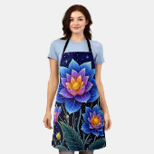 コズミック素晴らしフローラドリームズデザイン エプロン (着用した状態)