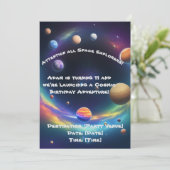 コズミック誕生日アドベンチャー招待状 招待状 (スタンド正面)