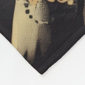 ✨コズミック調和サン&ムーンフリースブランケット フリースブランケット (角)