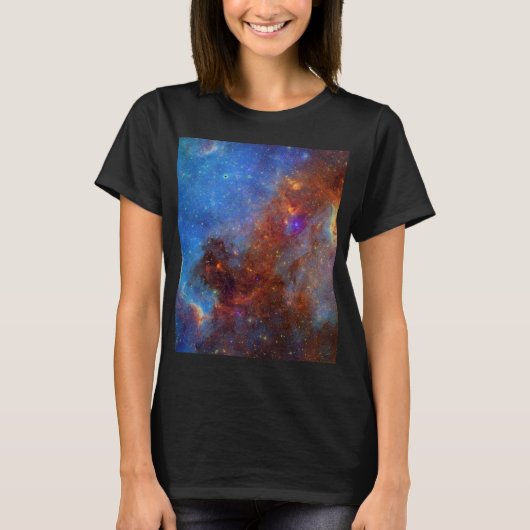 コズミック銀河系ネブラプラスサイズスウェットシャツ Tシャツ (正面)