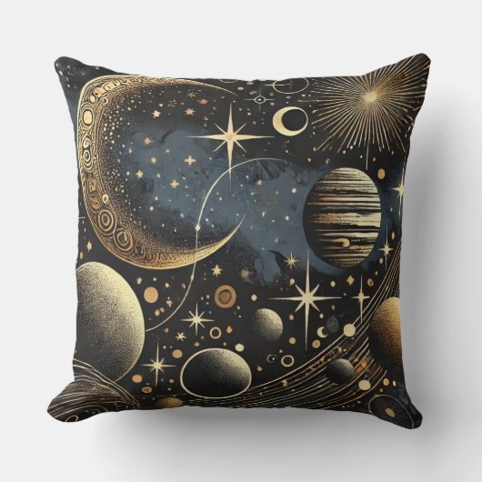 コズミック銀河系ピロー – あなたの天の優雅さ クッション (正面)