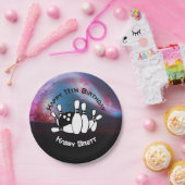 コズミック銀河系ボーリングバースデーパーティー ペーパープレート (パーティー)