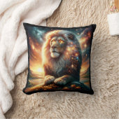 コズミック銀河系宇宙ライオンレオアストロロジー クッション (ブランケット)