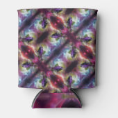 コズミック飛んでいるフィッシュAIファンタジーデジタルアートプリント 缶クーラー (正面)