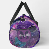 コズミック アゲート レインボー ホログラフィック ラージ ダッフル バッグ (右)