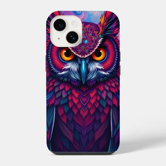 コズミック・オウル・ガーディアン iPhoneケース (裏面)