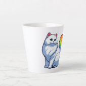 コズミック・キティ カフェラテマグ (正面)