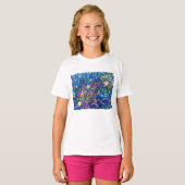 コズミック クリスマスツリー Tシャツ (正面フル)