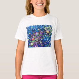 コズミック クリスマスツリー Tシャツ
