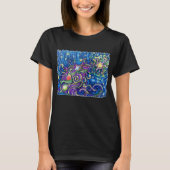 コズミック クリスマスツリー Tシャツ (正面)